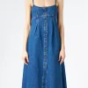 Fashion - Malibu Dress in Washed Indigo Women Dresses | Denim