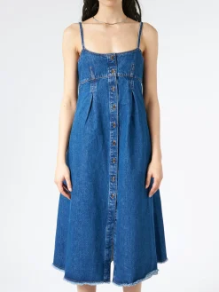 Fashion - Malibu Dress in Washed Indigo Women Dresses | Denim