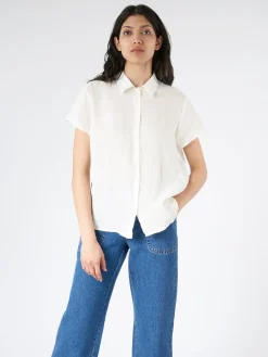 Best - Marina Shirt in Off White Women Tops & Blouses | Overalls & Jumpsuits