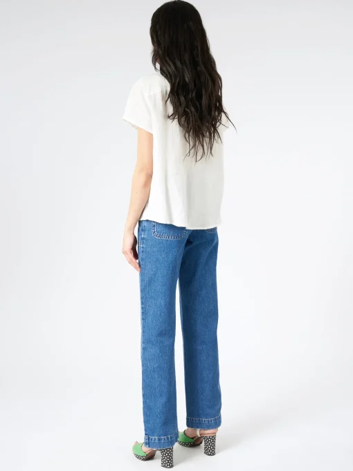 Best - Marina Shirt in Off White Women Tops & Blouses | Overalls & Jumpsuits
