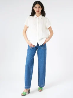 Best - Marina Shirt in Off White Women Tops & Blouses | Overalls & Jumpsuits