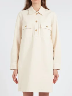 Outlet - Mia Dress in Ecru Women Dresses