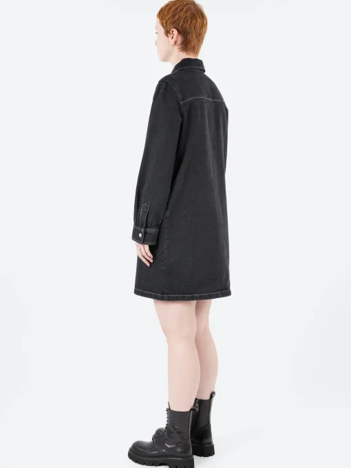 Outlet - Mia Dress in Noir Delave Women Dresses