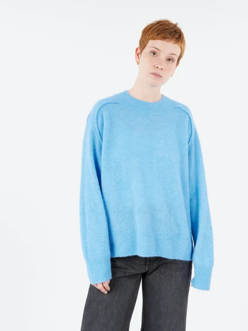 Fashion - Naomie Sweater in Blue Women Tops & Blouses | Knitwear