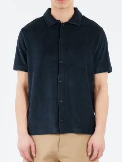 Sale - Nicolo Shirt in Dark Navy Button-Ups
