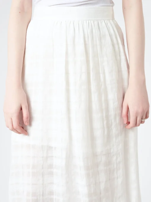 New - Ravenna Longue Skirt in Ecru Women Skirts | Overalls & Jumpsuits