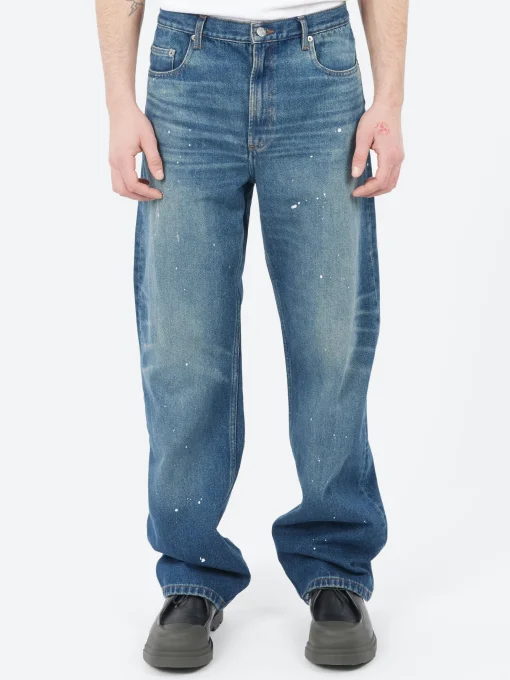 Sale - Relaxed H Jean in Washed Indigo Pants | Denim