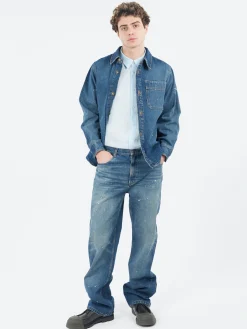 Sale - Relaxed H Jean in Washed Indigo Pants | Denim
