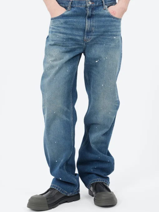Sale - Relaxed H Jean in Washed Indigo Pants | Denim