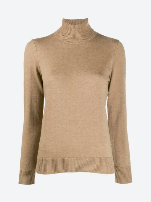 Hot - Sandra Turtleneck Sweater in Beige Chine Women Tops & Blouses | Overalls & Jumpsuits