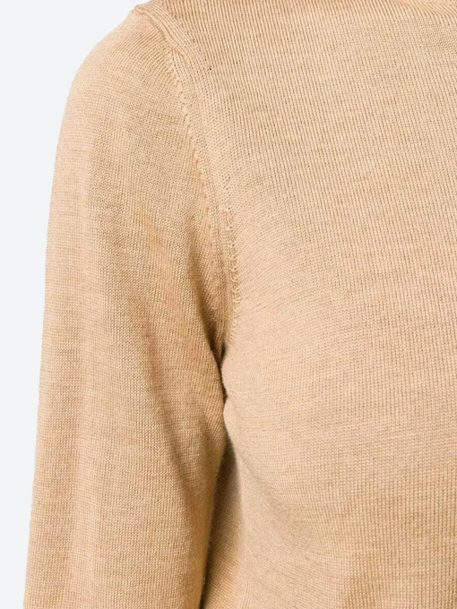 Hot - Sandra Turtleneck Sweater in Beige Chine Women Tops & Blouses | Overalls & Jumpsuits