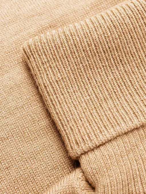 Hot - Sandra Turtleneck Sweater in Beige Chine Women Tops & Blouses | Overalls & Jumpsuits