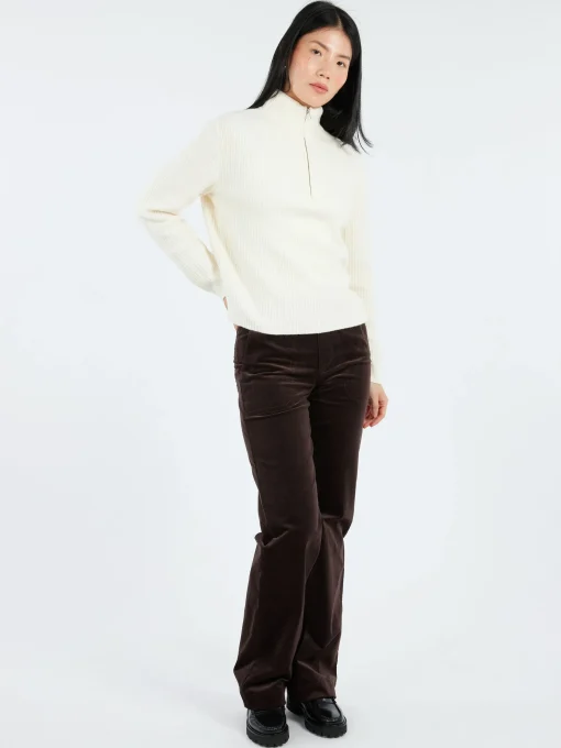 New - Seaside Pant in Dark Brown Women Pants