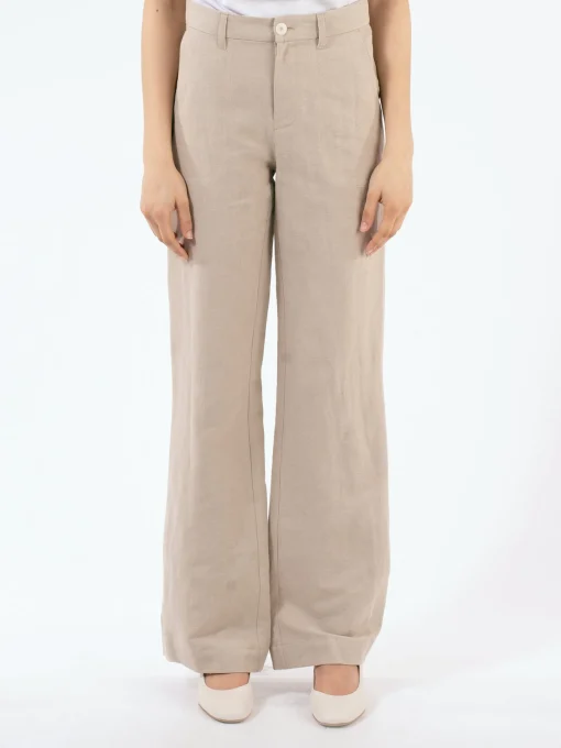 Online - Seaside Trouser in Beige Women Pants