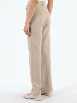 Online - Seaside Trouser in Beige Women Pants