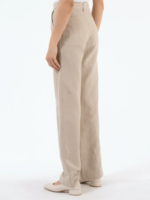 Online - Seaside Trouser in Beige Women Pants