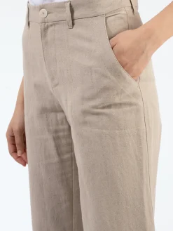 Online - Seaside Trouser in Beige Women Pants