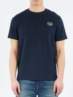Clearance - Standard Rue Madame T-Shirt in Dark Navy and Ecru T-Shirts