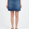 New - Standard Skirt in Indigo Women Skirts | Denim