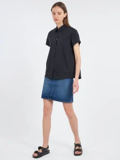 New - Standard Skirt in Indigo Women Skirts | Denim