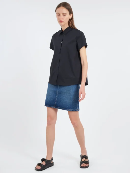 New - Standard Skirt in Indigo Women Skirts | Denim