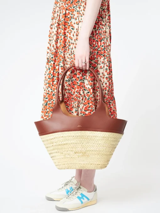 Outlet - Tanger Basket Bag in Noisette Women Belts | Bags