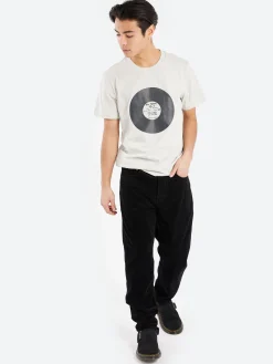Hot - Vinyl T-Shirt in Heathered Ecru T-Shirts