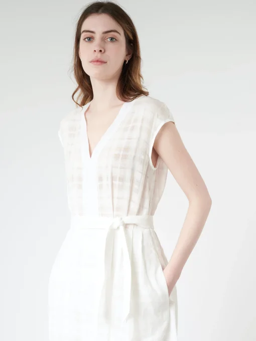 Hot - Willow Dress in Ecru Women Dresses