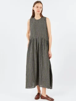 Hot ApuntoB - P1934 Dress in Blue Military Green Women Dresses