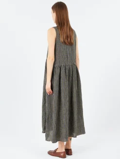 Hot ApuntoB - P1934 Dress in Blue Military Green Women Dresses