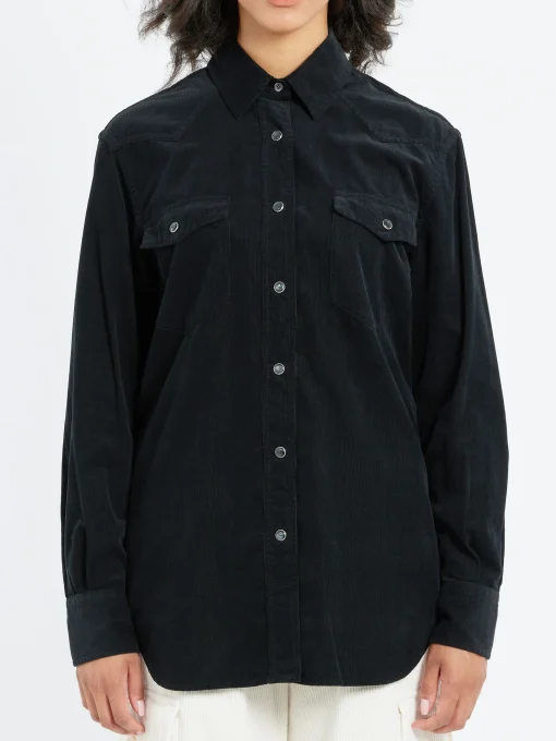 Outlet - Corduroy Shirt in Women Tops & Blouses | Button-Ups