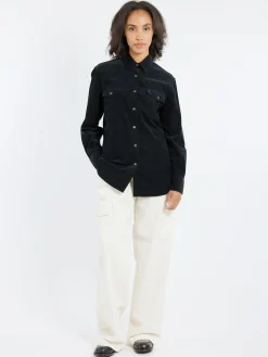 Outlet - Corduroy Shirt in Women Tops & Blouses | Button-Ups