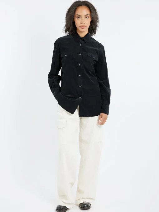 Outlet - Corduroy Shirt in Women Tops & Blouses | Button-Ups