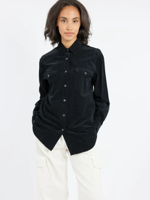 Outlet - Corduroy Shirt in Women Tops & Blouses | Button-Ups