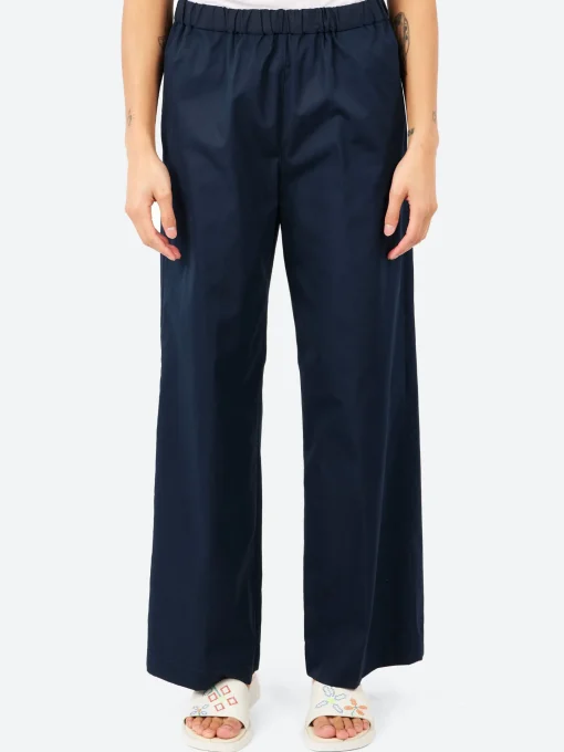 Online - Cotton Poplin Pants in Women Pants