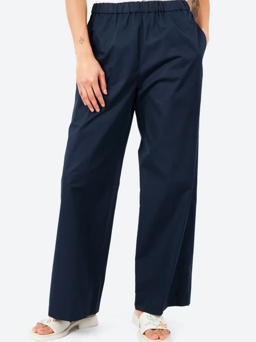 Online - Cotton Poplin Pants in Women Pants
