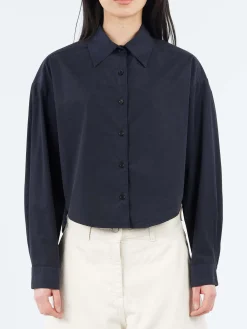 Hot - Cotton Poplin Shirt in Women Tops & Blouses | Button-Ups