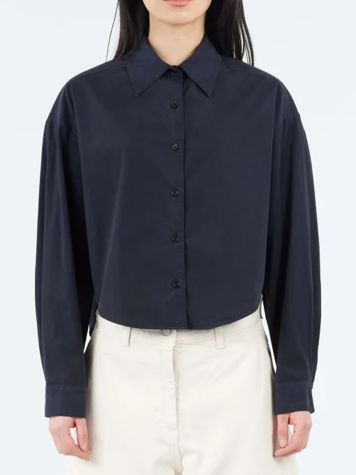 Hot - Cotton Poplin Shirt in Women Tops & Blouses | Button-Ups