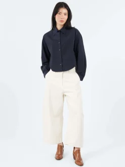 Hot - Cotton Poplin Shirt in Women Tops & Blouses | Button-Ups