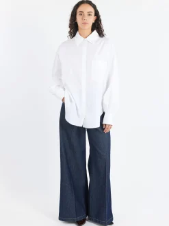 New - Cotton Poplin Shirt in Women Tops & Blouses | Button-Ups