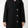 Best - Double-Breasted Coat in Women Outerwear