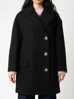 Best - Double-Breasted Coat in Women Outerwear