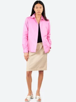Hot - Glue Japanese Nylon Shirt-Jacket in Women Outerwear