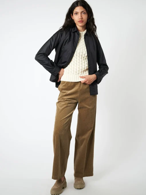 Hot - Glue Japanese Nylon Shirt-Jacket in Women Outerwear