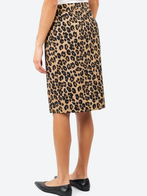 Discount - Leopard Print Pencil Skirt in Women Skirts