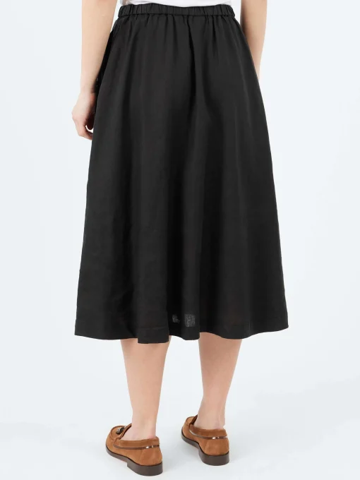 Fashion - Linen Skirt in Women Skirts