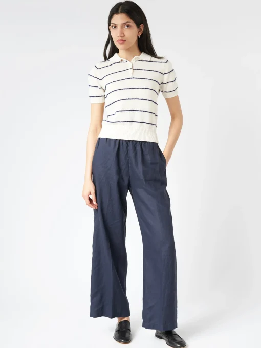 Outlet - Linen Trousers in Women Pants