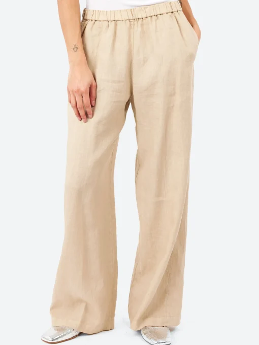 Best - Linen Trousers in Women Pants