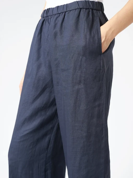 Outlet - Linen Trousers in Women Pants
