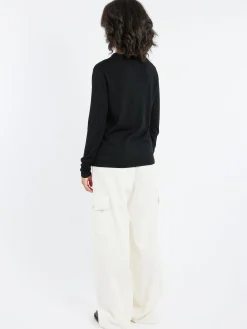 New - Merino Wool Crewneck Jumper in Women Tops & Blouses | Knitwear